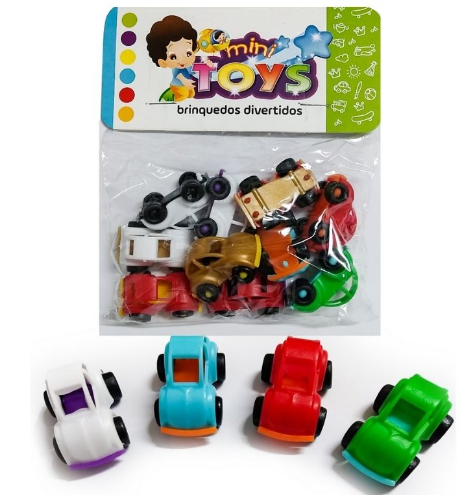 Mini Brinquedos Fusca Com 10