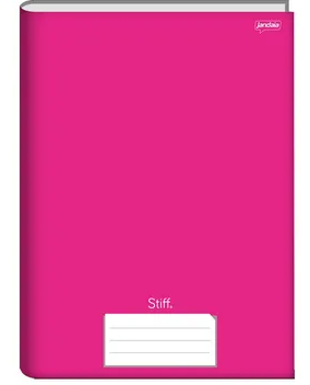 Caderno Brochurão C/D Costurado Univ. 96 Fls Pink