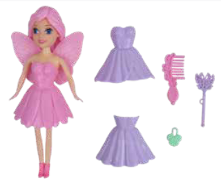 Boneca Fadinha Com Acessorios