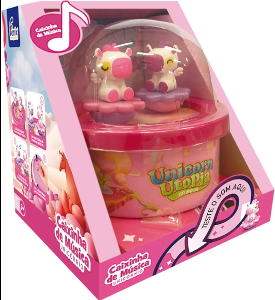 Caixinha Musical Unicornio Ballet