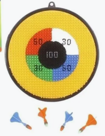 Jogo De Dardos Colors 28CM 5 Pçs
