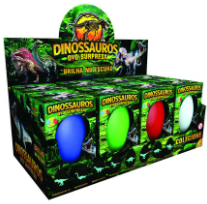 Brinquedo Ovo SUrpresa Com Dinossauro Que Brilha No Escuro