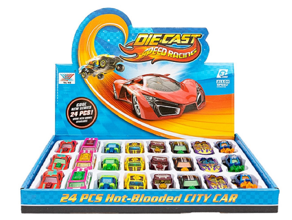 Carrinho De Ferro A Fricção Die Cast Miniatura