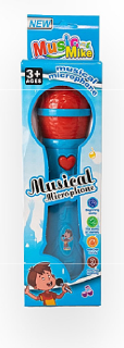 Microfone Infantil Com Som Repete A Voz