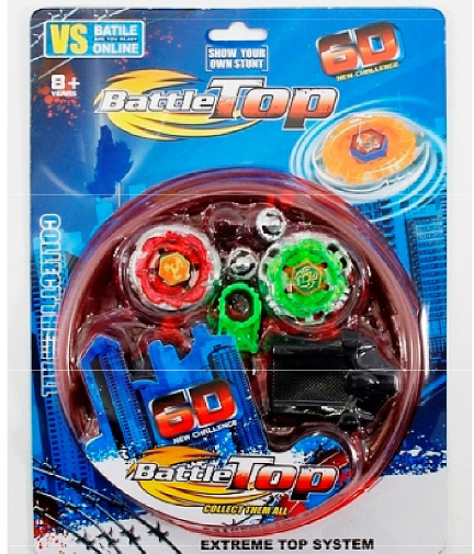 Brinquedo 2 Beyblade Tornado De Ferro Com Arena E Acessorios