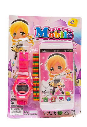 Encartelado Relogio Com Celular Infantil