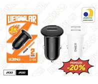 Carregador Automotivo Rapido Veicular De Carro 2 USB 3.1A AGold