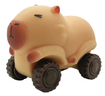 Carrinho Squishy Capivara Estica /Volta