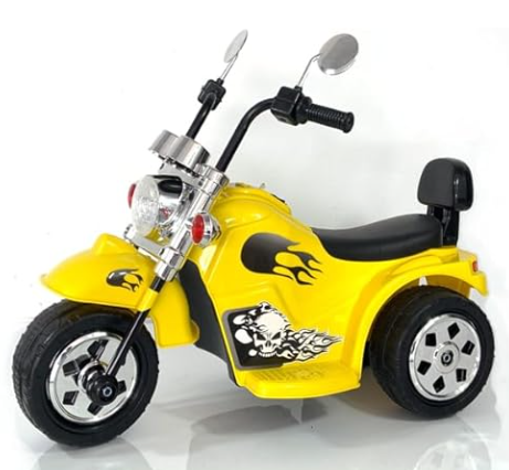 Moto Eletrica Infantil 6V Amarelo
