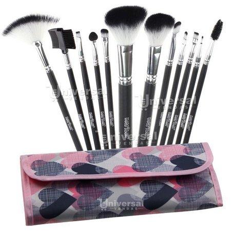 Bolsa Com Kit Pincel Maquiagem