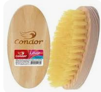 Escova De Lavar Roupa de Madeira Oval Condor