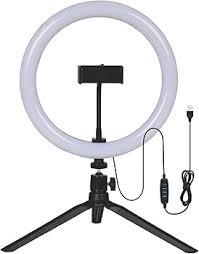 Ring Light 8 20cm Iluminação Profissional Com Tripe