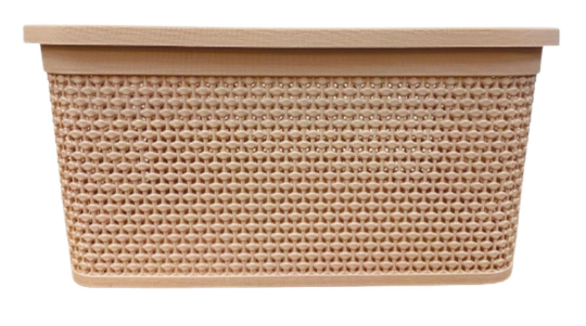 CAIXA NATURALLE RATTAN 4,0 L ROSE