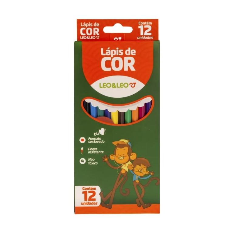 lapis de cor Leo e Leo 12 cores