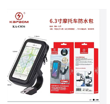 SUPORTE PARA MOTO 6.3 POLEGADAS COM RETROVISOR KAPBOM