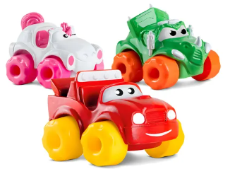 CARRINHO DE VINIL FOFINHO SOFT KART