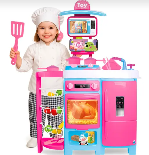Mega Cozinha TOY CHEF com Acessorios E Torneira De Agua