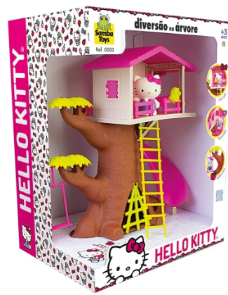 BRINQUEDO HELLO KITTY CASA NA ARVORE