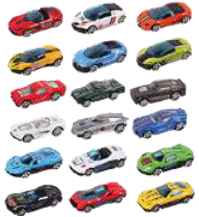 CARRINHO RODA LIVRE METAL NA CARTELA MODELOS
