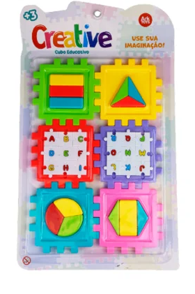BRINQUEDO EDUCATIVO CUBO DE MONTAR