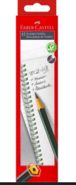 LAPIS DE ESCREVER ECOLAPIS N2 FABER CASTELL COM 12