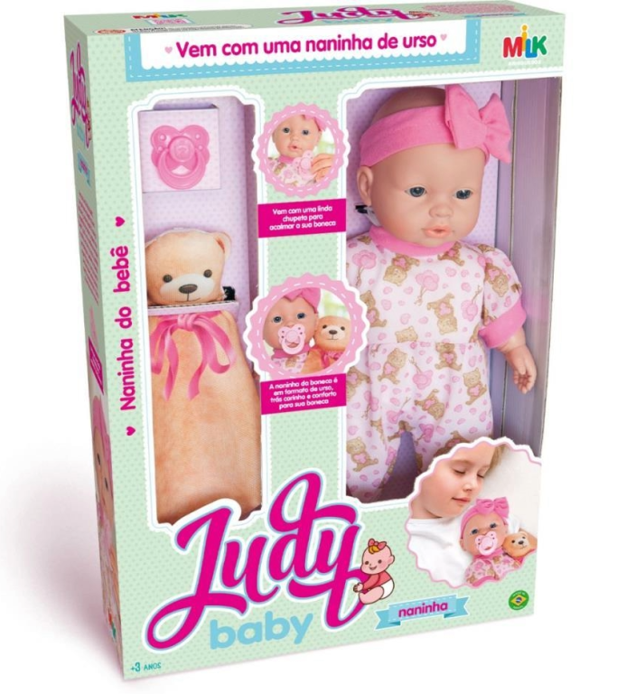 BONECA JUDY BABY NANINHA