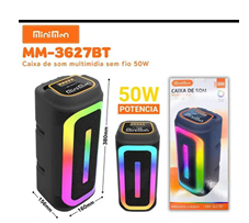 CAIXA DE SOM BLUETOOTH 50W MINIMEN
