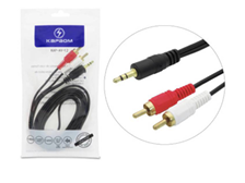 Cabo Auxiliar P2  RCA 2 Pontas Reforçado 1,5M