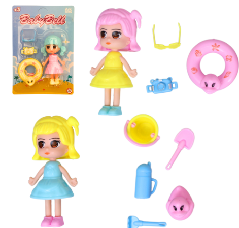 BONECA BABYBELL VERÃO COM ACESSORIOS