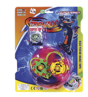 Pião "Bey Blade" Tornado Com Pista