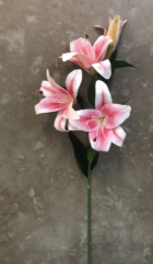 HASTE DE LIRIO 3D 38CM ROSA CLARO