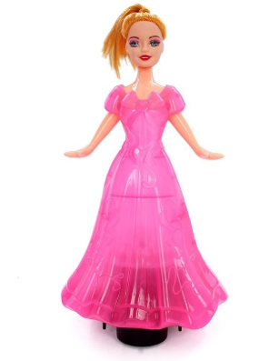 BONECA DUDA BATE E VOLTA COM LUZ E SOM