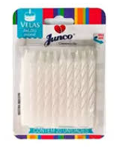 VELA ANIVERSARIO PALITO ESPIRAL BRANCA