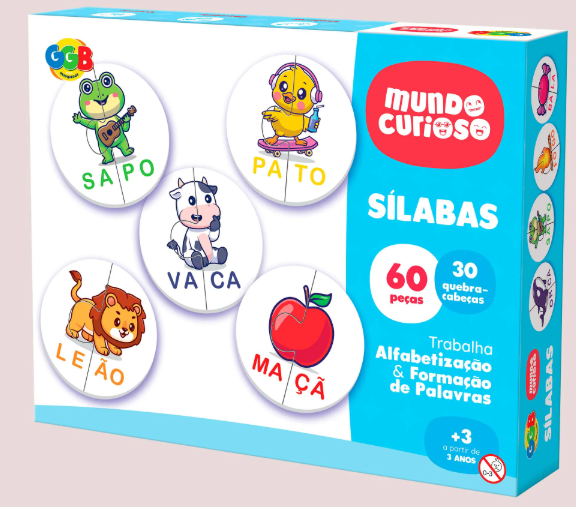 JOGO DAS SILABAS MUNDO CURIOSO