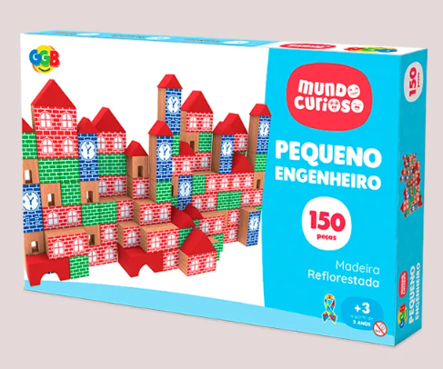 BLOCOS DE MONTAR PEQUENO ENGENHEIRO 150 PÇS