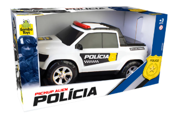 Pick-up Alien Policia 43 x 23 x 23 CM