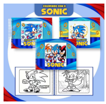 LIVRO PARA COLORIR (SONIC)