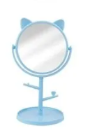 Espelho de Mesa 20x12 com Porta Joia Gatinho Color