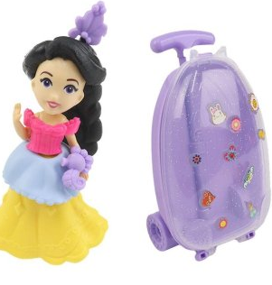 Boneca Princesa Tina na Mala e Acessorios Sortidos