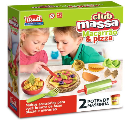 KIT MASSINHA CLUB MASSA MACARRÃO E PIZZA