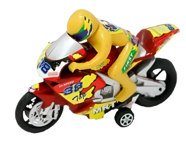 Moto Com Boneco A Fricção