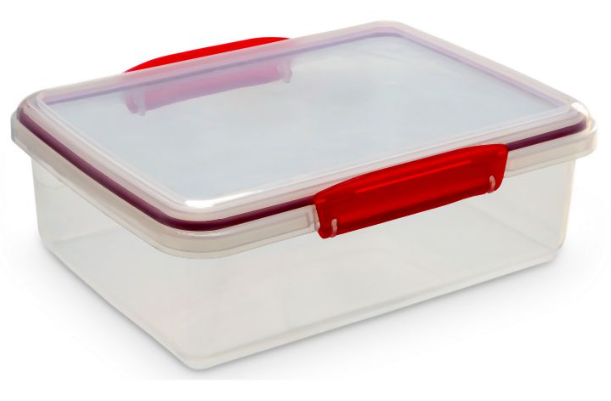 Pote Com Trava E Vedação 2L Translucido