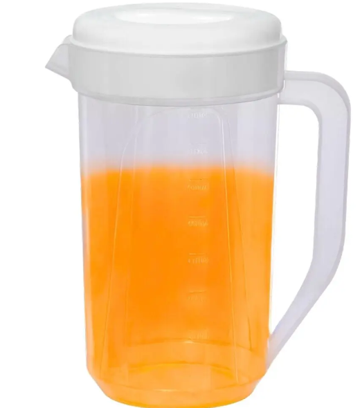 JARRA 2L REDONDA BRANCA BICO DOSADOR