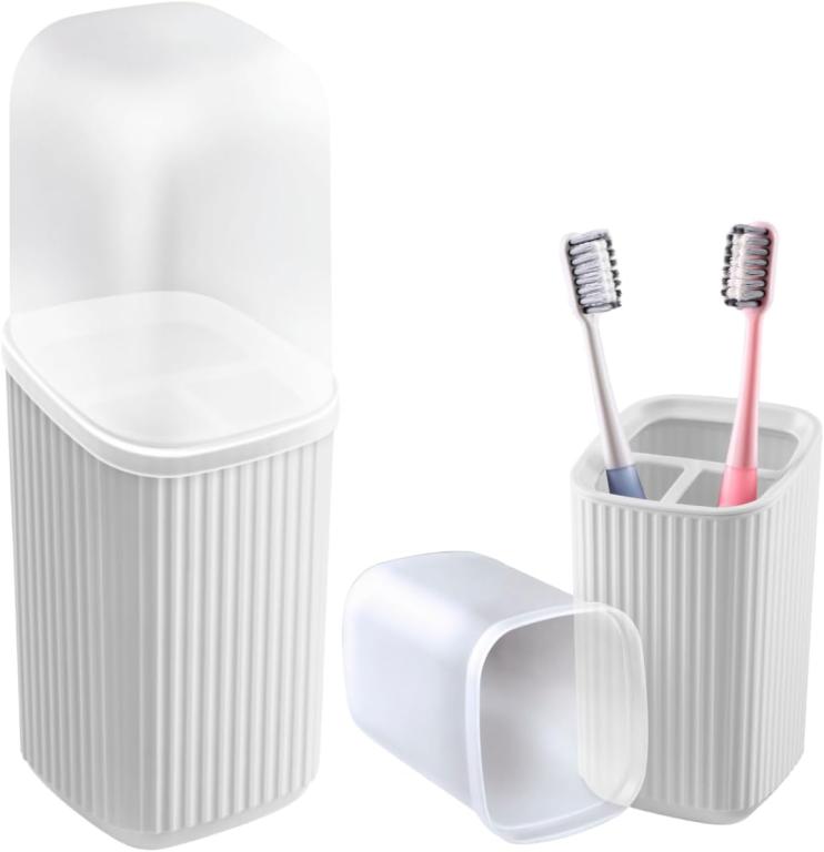 PORTA ESCOVA DENTAL GRANDE BRANCO