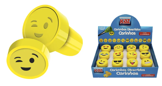 CARIMBO DIVERTIDO CARINHAS SMILE