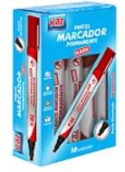 PINCEL MARCADOR PERMANENTE VERMELHO MARK