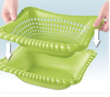 SALADEIRA PRATICA 2 PEÇAS