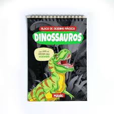 Bloco de Anotações 14x20cm Magico 8 FL Dinossauros
