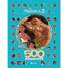 Livro de Atividades 500 Adesivos Moana 2