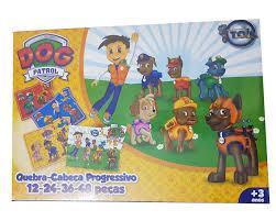 Jogo Quebra Cabeça Progressivo Dog Patrol